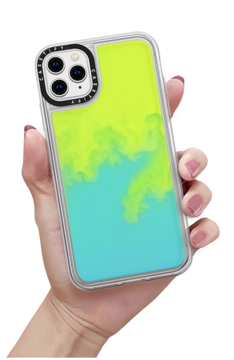 CASETiFY Neon Sand iPhone 11/11 Pro Max Case, Alternate, color,