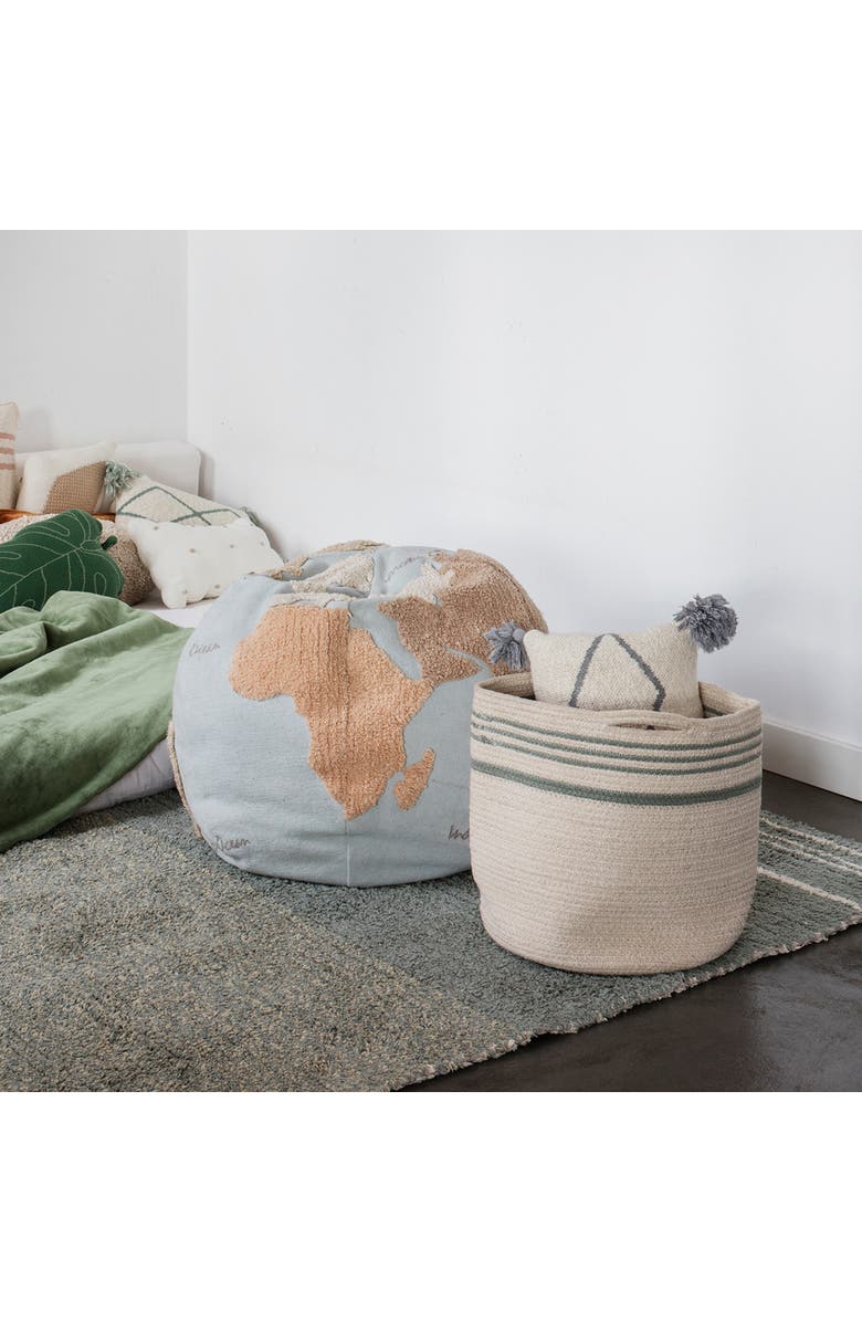 Lorena Canals Basket Twin, Alternate, color, Natural, Vintage Blue