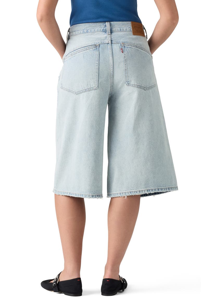 Super Baggy Denim Jorts, Alternate, color, SOUTH CITY