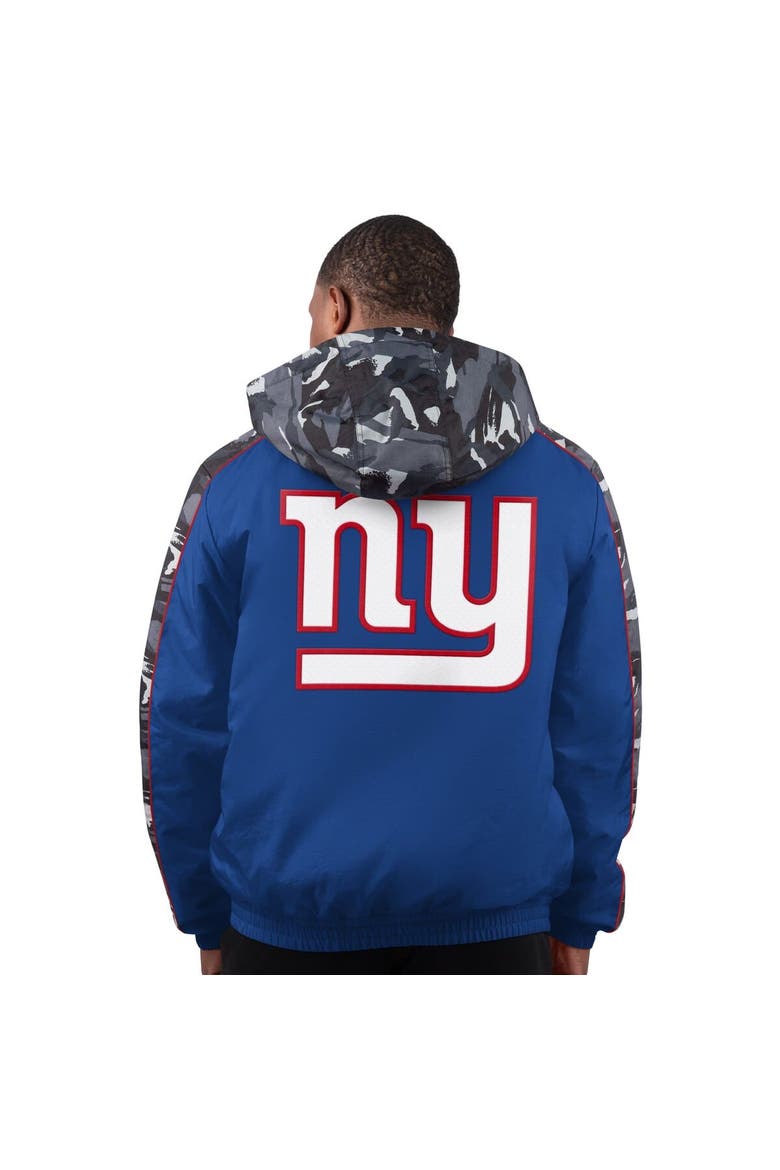Men's Starter  Royal New York Giants Thursday Night Gridiron Full-Zip Jacket, Alternate, color, Royal