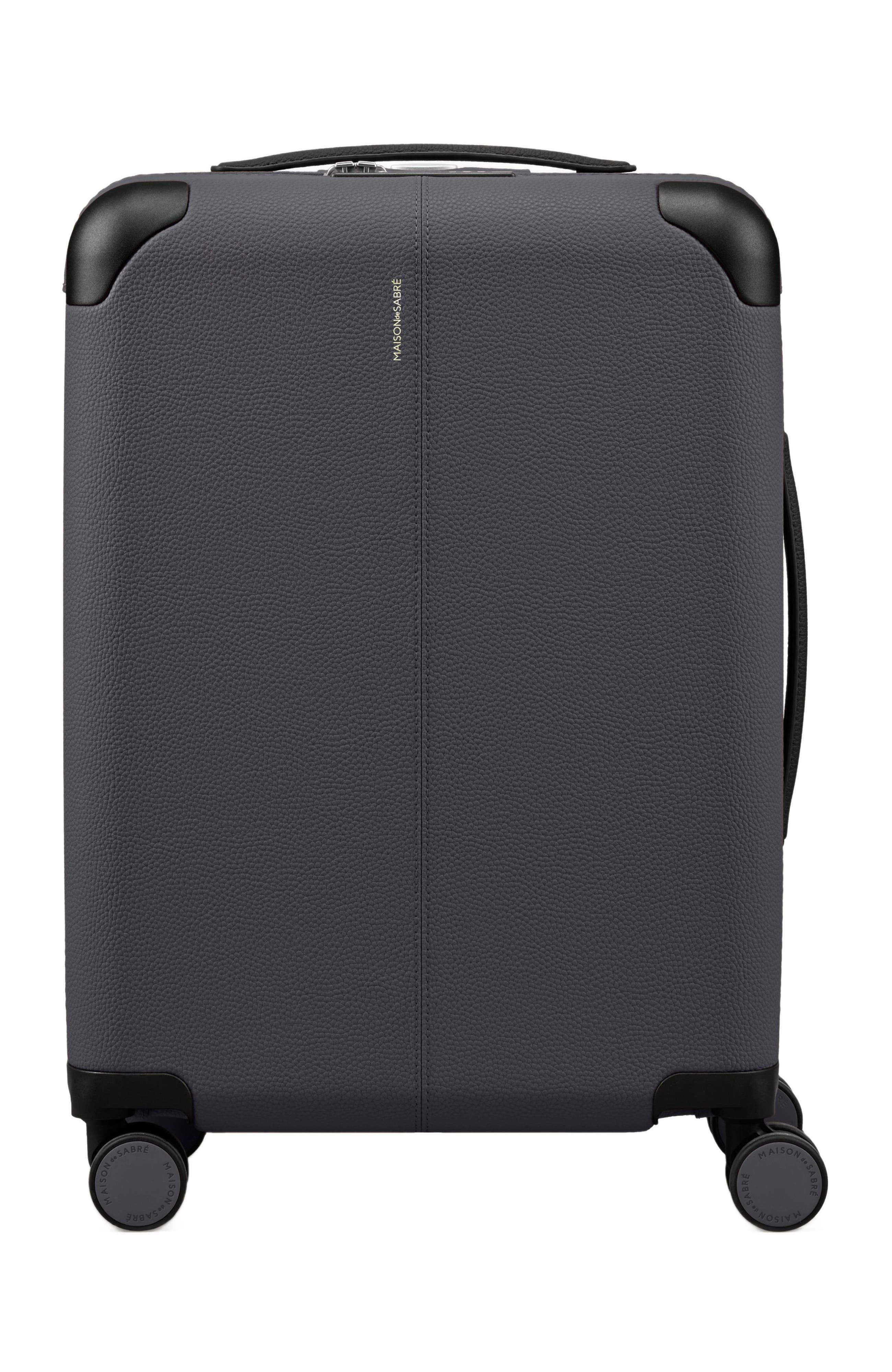 MAISON de SABRÉ The Carry On Suitcase, Alternate, color, Graphite Caviar