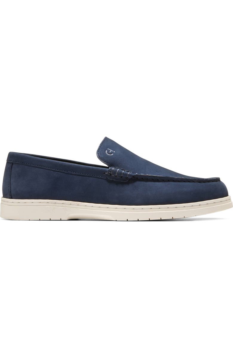 Cole Haan Greenwich Grand Venetian Loafer, Alternate, color, Navy Blazer Nubuck / Ivory