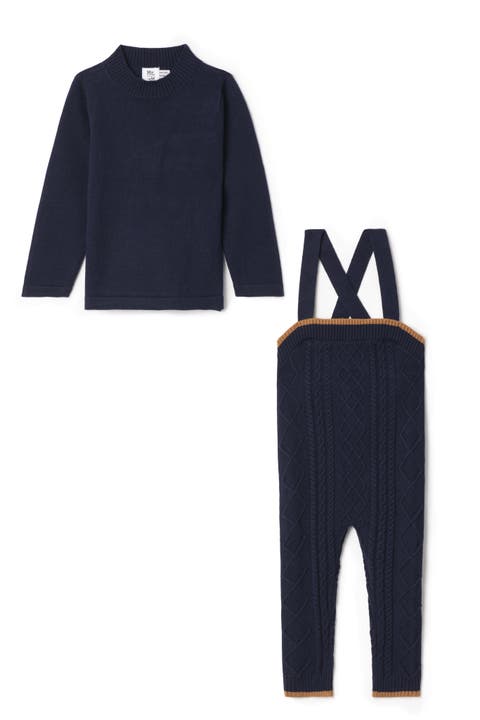 Cable Knit Overall Set (Baby)