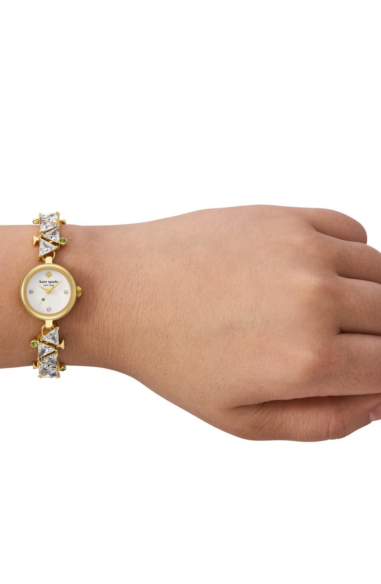 Kate Spade New York monroe martini bangle watch, 20mm, Alternate, color, Gold