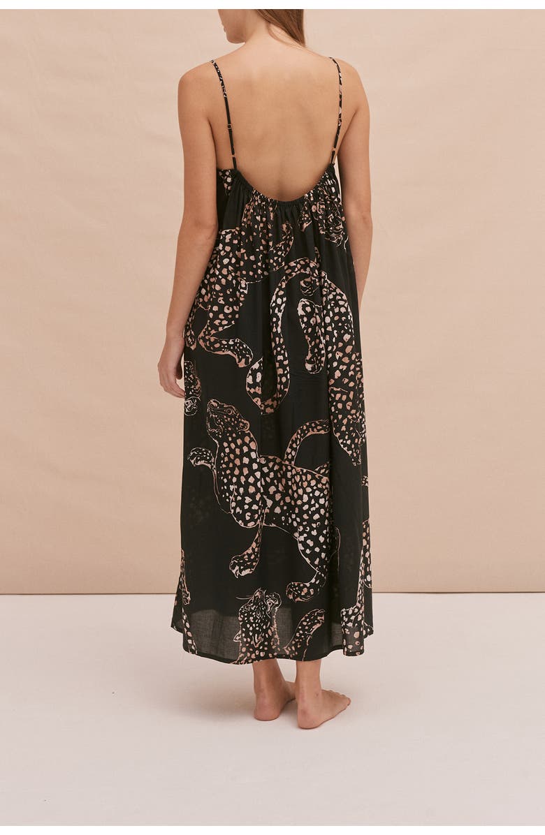 Desmond & Dempsey Square Nightie, Alternate, color, Jag Navy