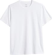 Open Edit Crewneck Stretch Cotton T-Shirt