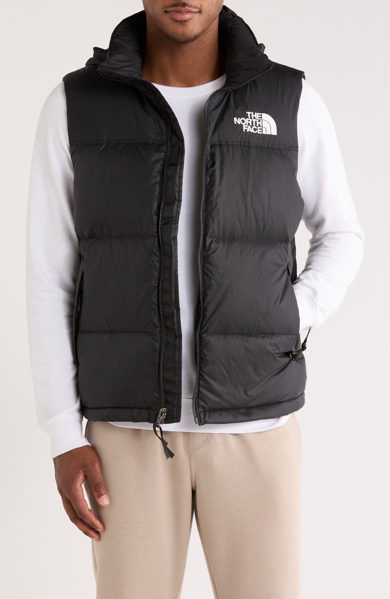 The North Face 1996 Retro Nuptse Water Resistant Down Puffer Vest, Main, color, Tnf Black