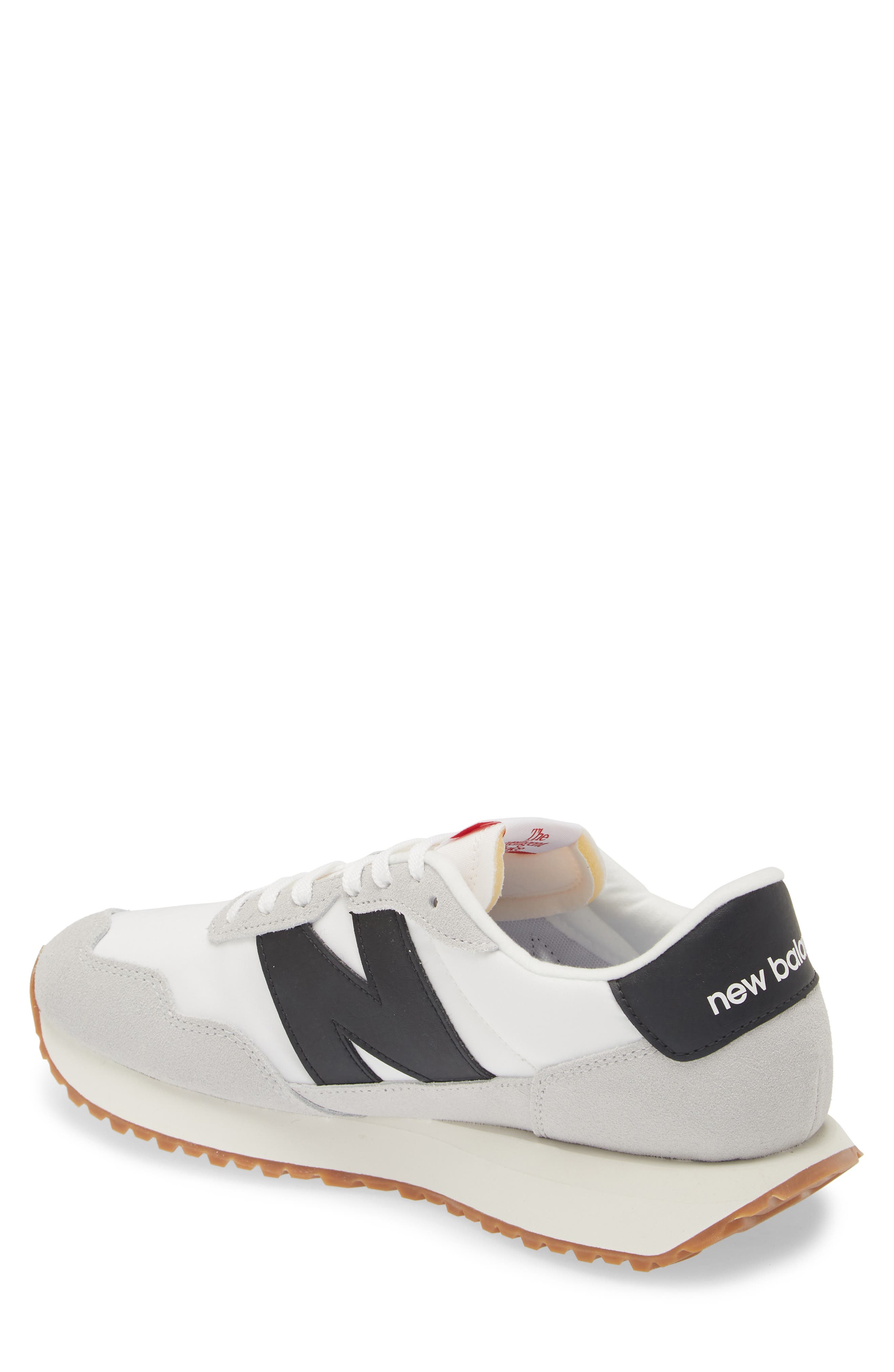 237 Sneaker, Alternate, color, WHITE/ BRIGHTON GREY
