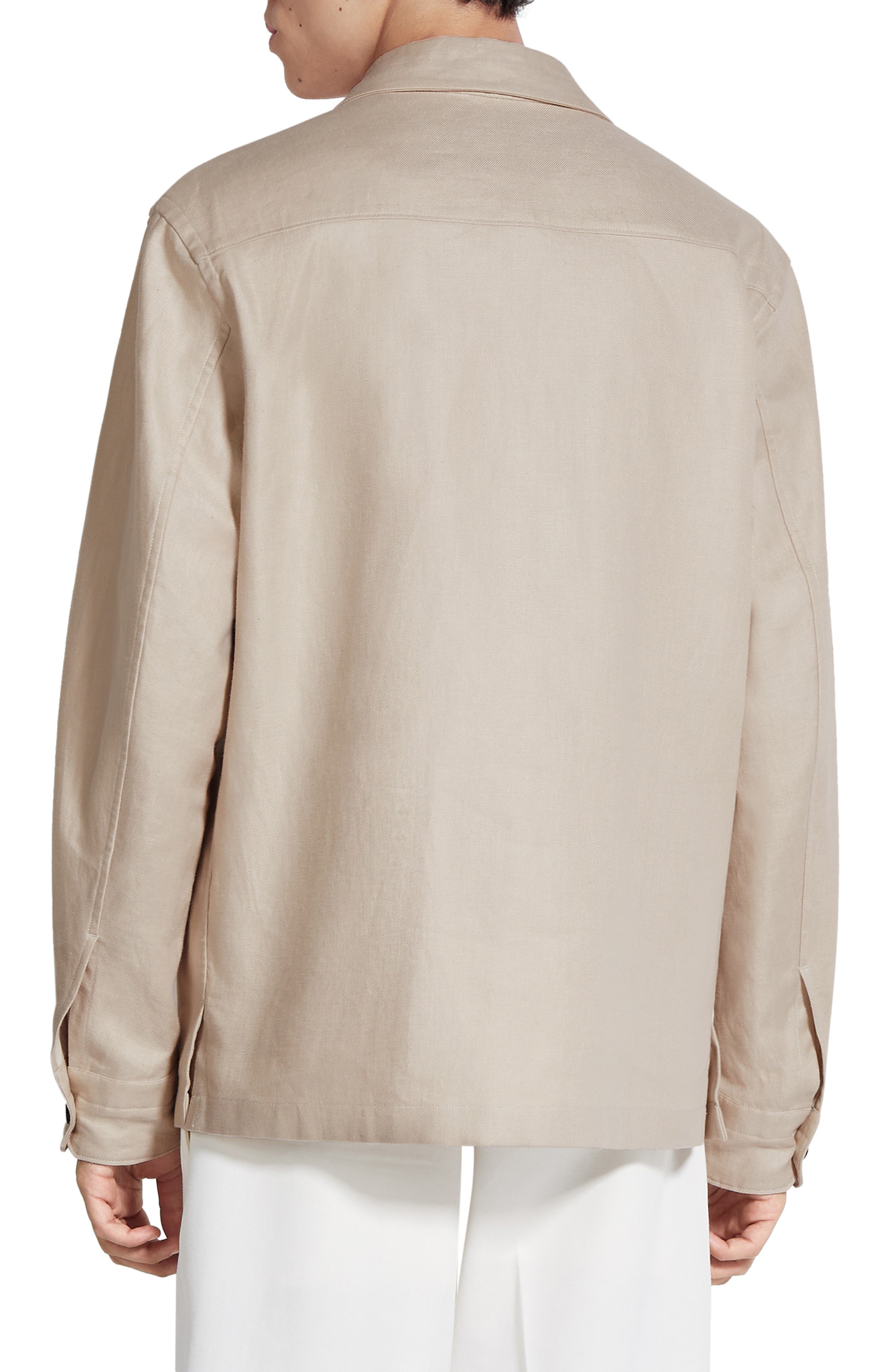 Oasi Linen Twill Overshirt - image 2