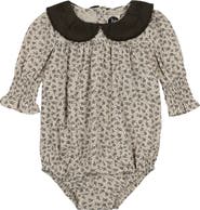Manière Eyelet Smocked Bodysuit
