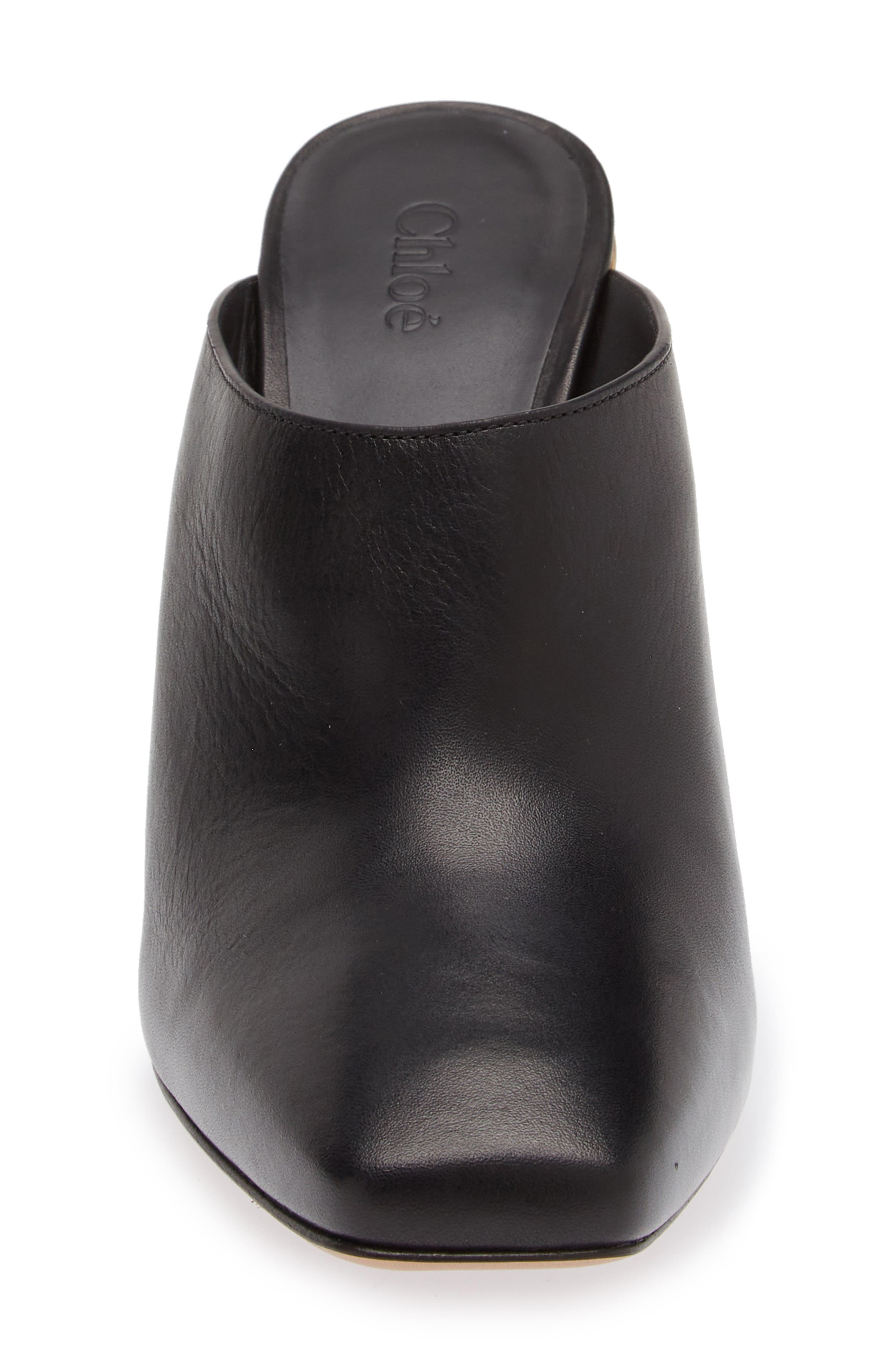 Chloé Ambre Mule, Alternate, color, Black