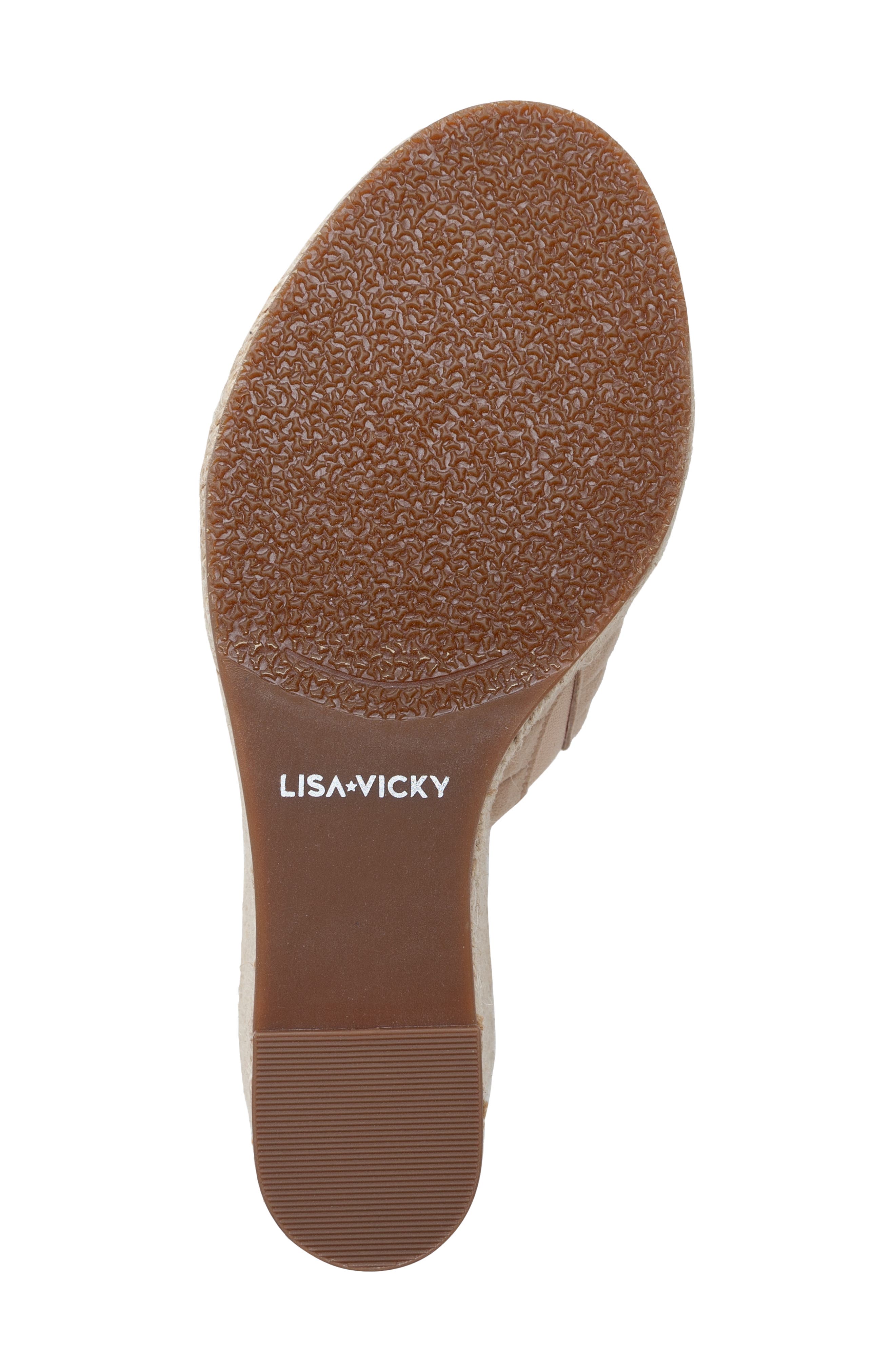 Gogo Platform Wedge Sandal, Alternate, color, NUDE