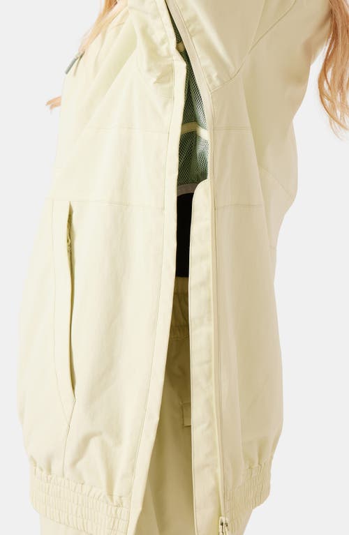 Roxy Downtown Waterproof Anorak In Neutral