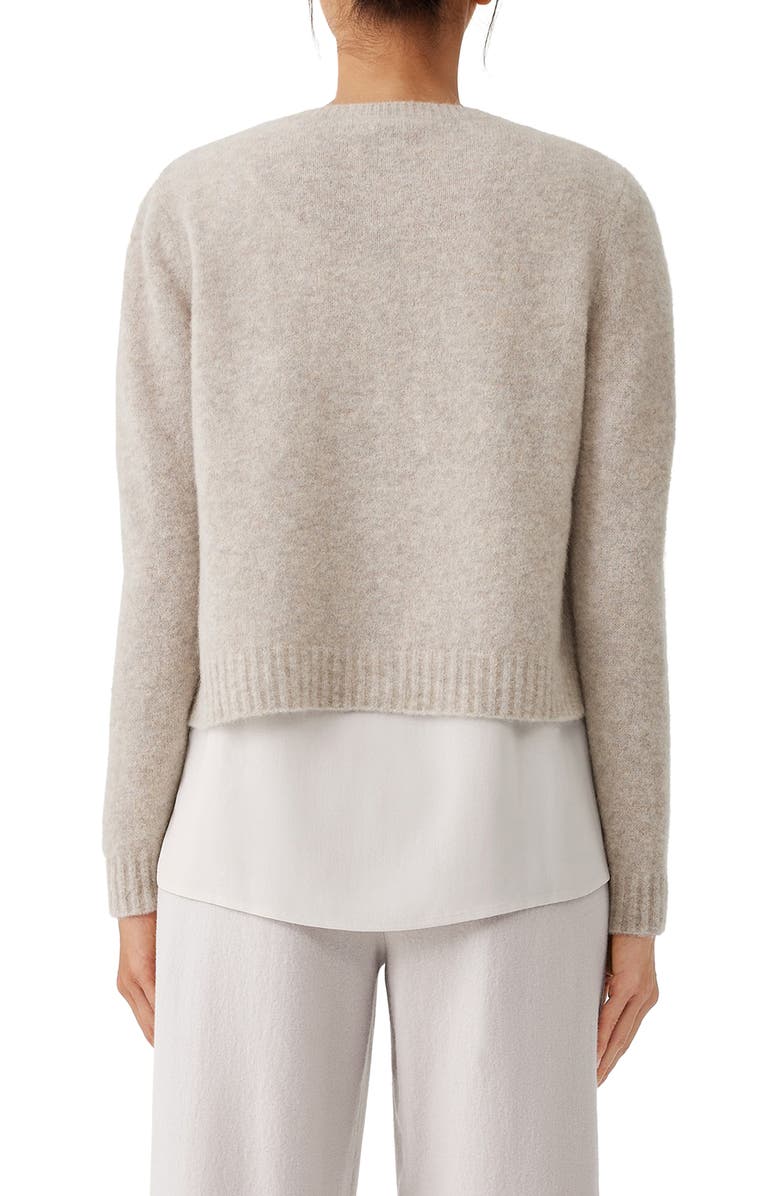 Eileen Fisher Crewneck Cardigan, Alternate, color,