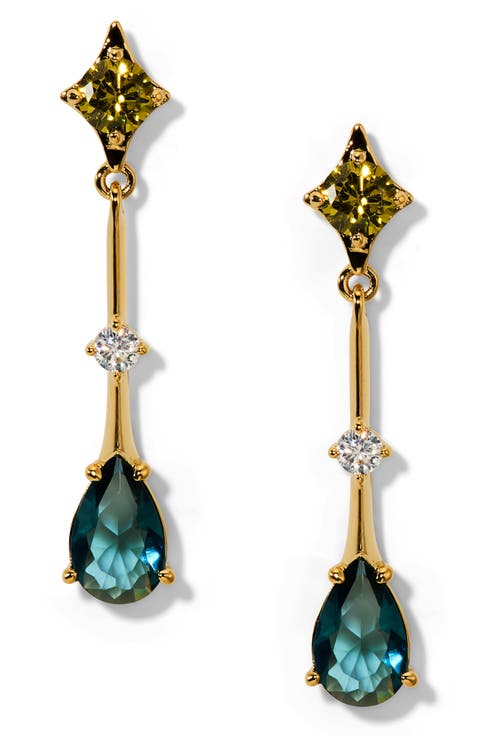 Hera Cubic Zirconia Drop Earrings