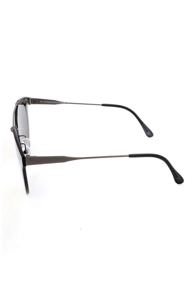 53mm Round Sunglasses, Alternate, color, SILVER