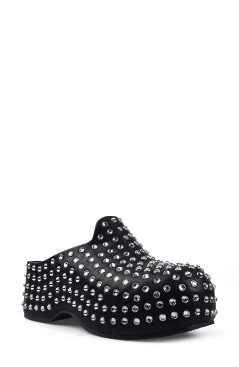 Henrietta Crystal Studded Clog (Women)