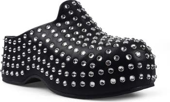 Henrietta Crystal Studded Clog