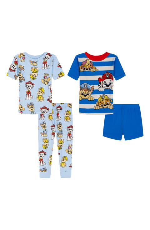Kids' Assorted 2-Pack Paw Patrol Fitted Two-Piece Pajamas (Toddler)