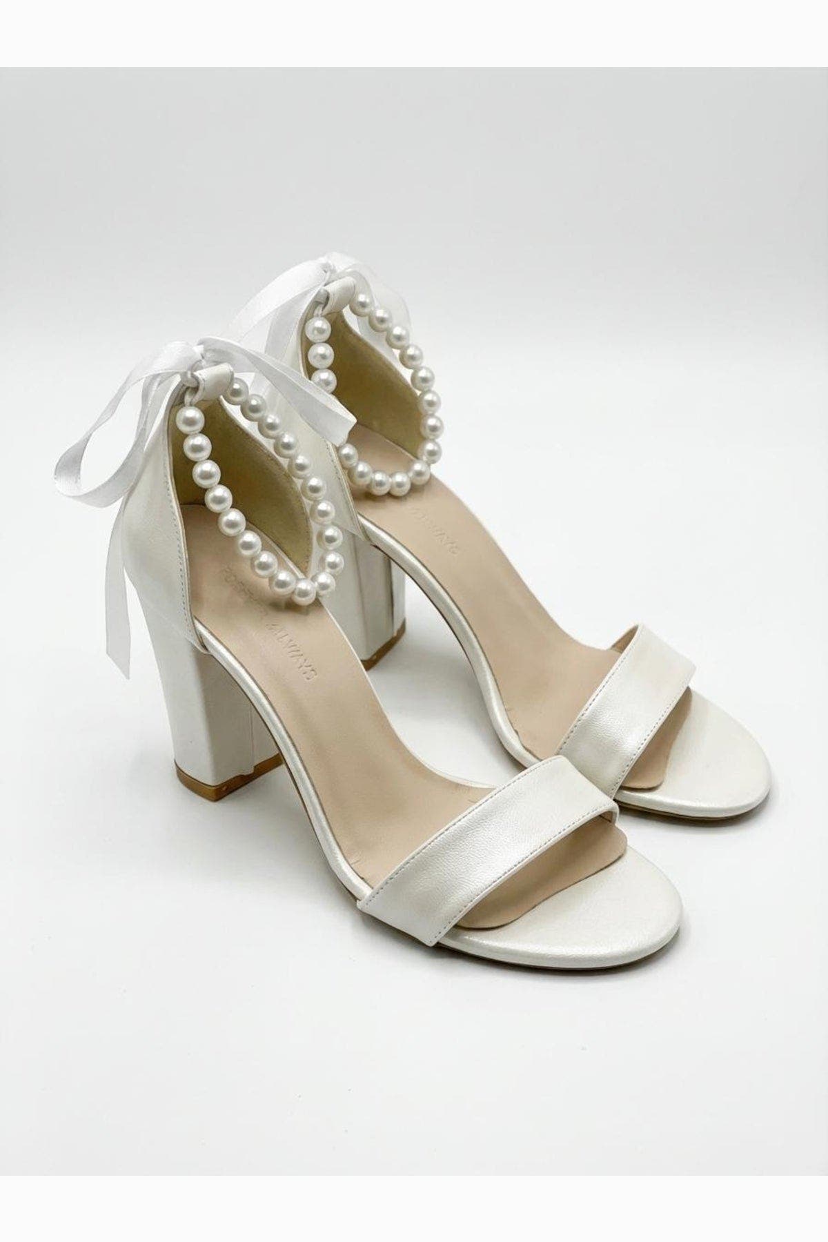 Althea Pearl Ankle Strap Block Heel Sandal, Alternate, color, Ivory
