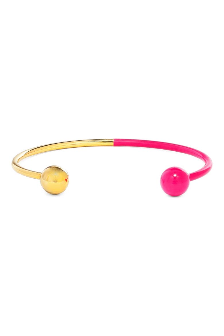 'Orb' Cuff, Main, color, PINK/ GOLD