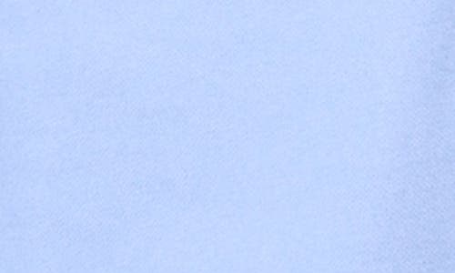 Tailorbyrd Solid Modal Blend Short Sleeve Shirt In Sky Blue