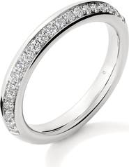HEARTS ON FIRE Barre Pavé Diamond Band Ring