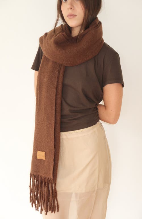 Joiana Jewelry Sweater Scarf In Brown