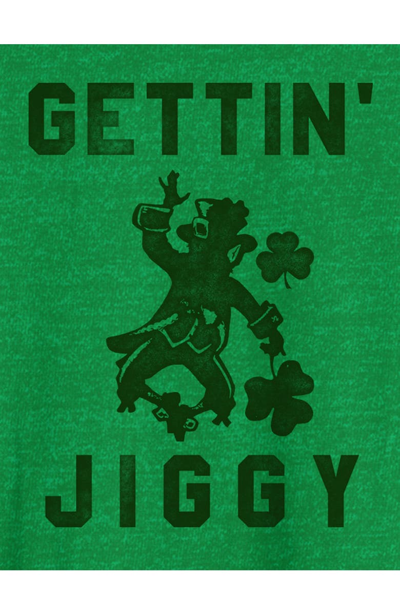 True Nation by DXL Big & Tall Gettin' Jiggy With It Graphic Tee, Alternate, color, Kelly Heather