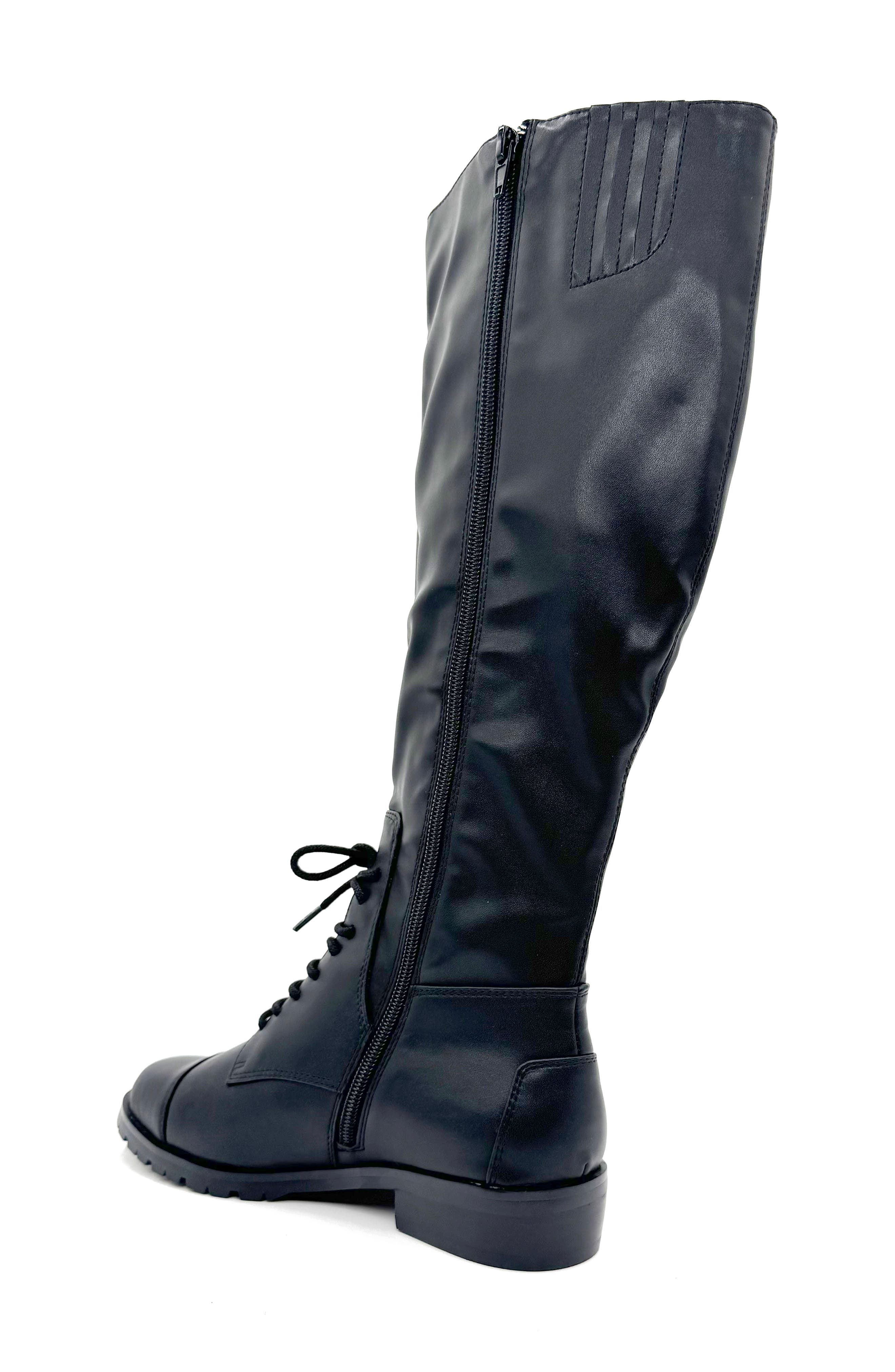CHELSEA CREW Midnight Knee High Boot, Alternate, color, Black Pu