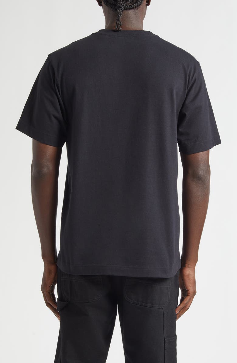 Burberry Ryan EKD Embroidered T-Shirt, Alternate, color, Black