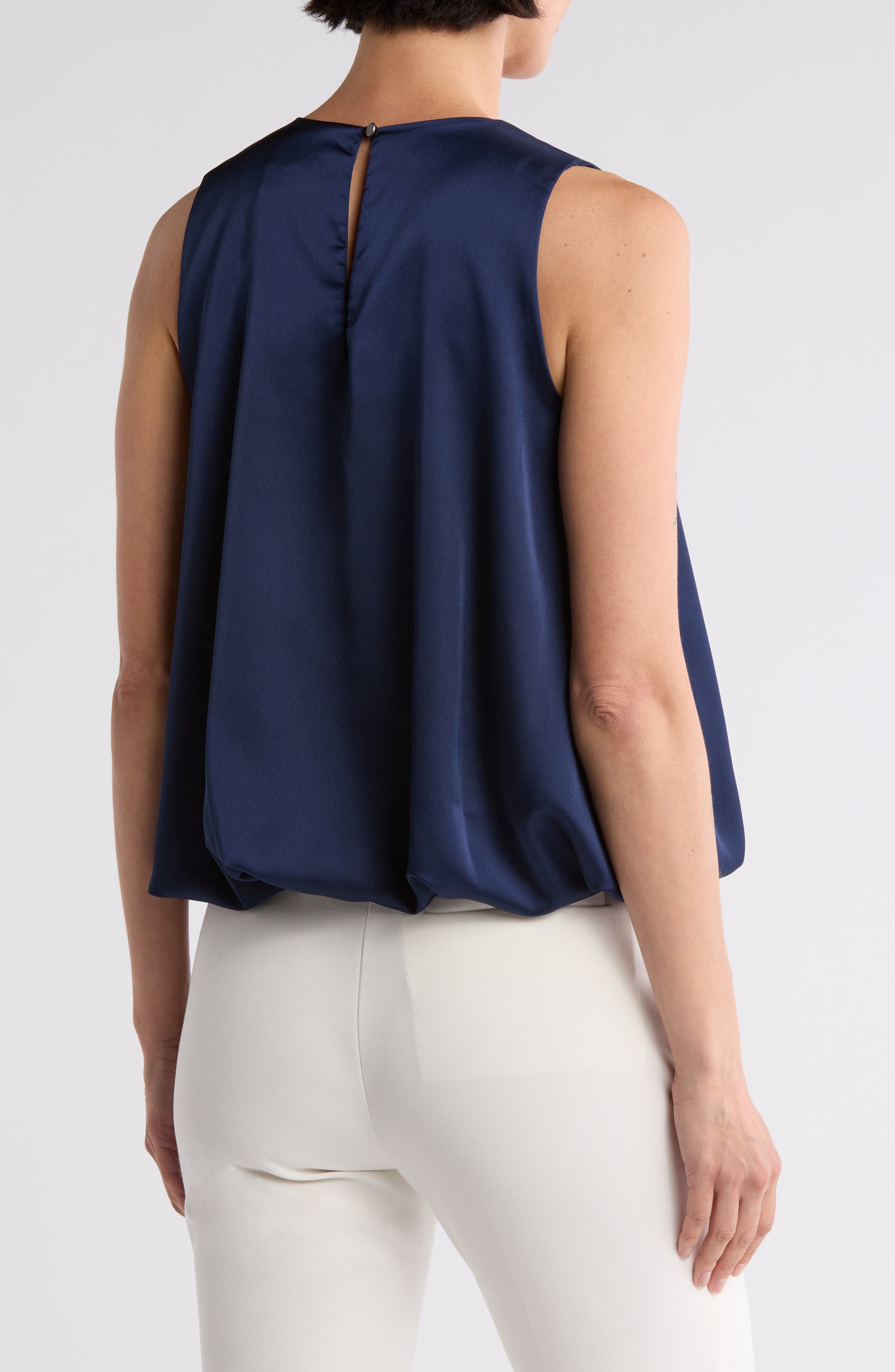 Bubble Hem Satin Top - image 4