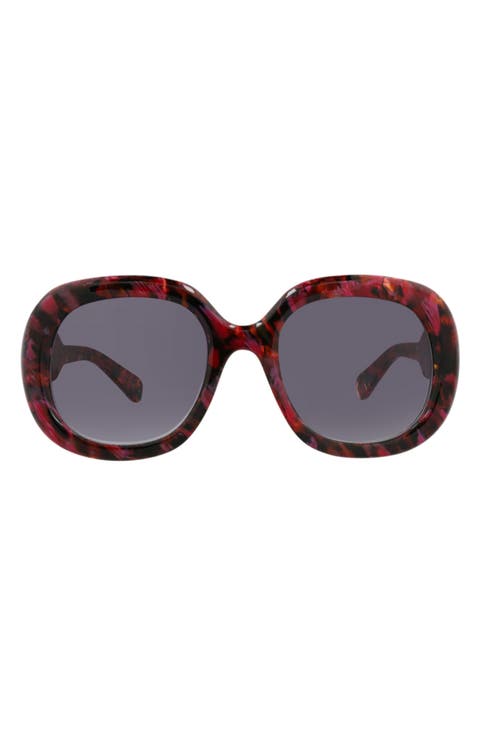 54mm Square Sunglasses