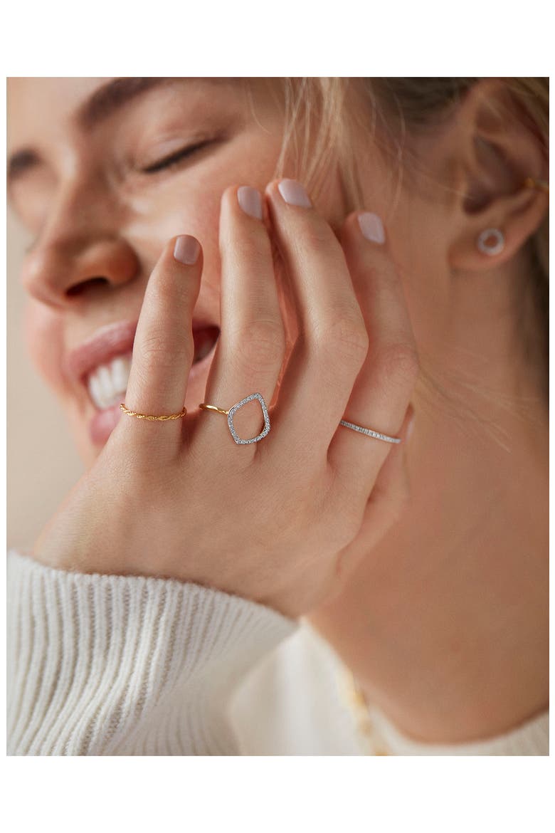 Riva Diamond Hoop Ring, Alternate, color, YELLOW GOLD