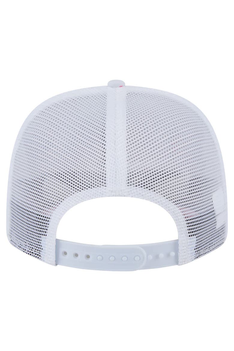 Men's New Era White Los Angeles Chargers Adventure Flamingo Pattern 9SEVENTY Stretch-Snap Hat, Alternate, color, White