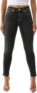 True Religion Jennie Curvy Mid Rise Skinny Jeans