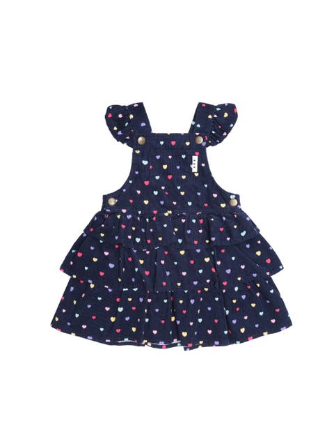 Ink Heart Tiered Cord Pinafore