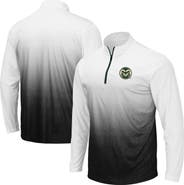COLOSSEUM Men's Colosseum Gray Colorado State Rams Magic Team Logo Quarter-Zip Jacket