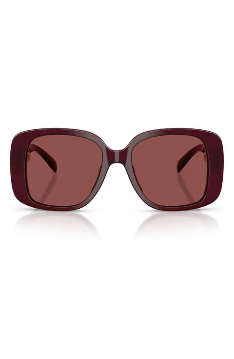 53mm Gradient Square Sunglasses