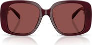 Tory Burch 53mm Gradient Square Sunglasses
