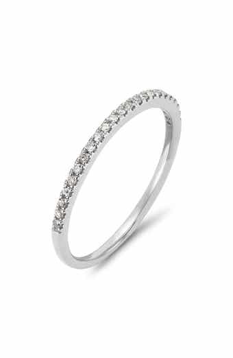 Frankie & Zoe 10K White Gold Diamond Band Ring