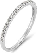 Frankie & Zoe 10K White Gold Diamond Band Ring