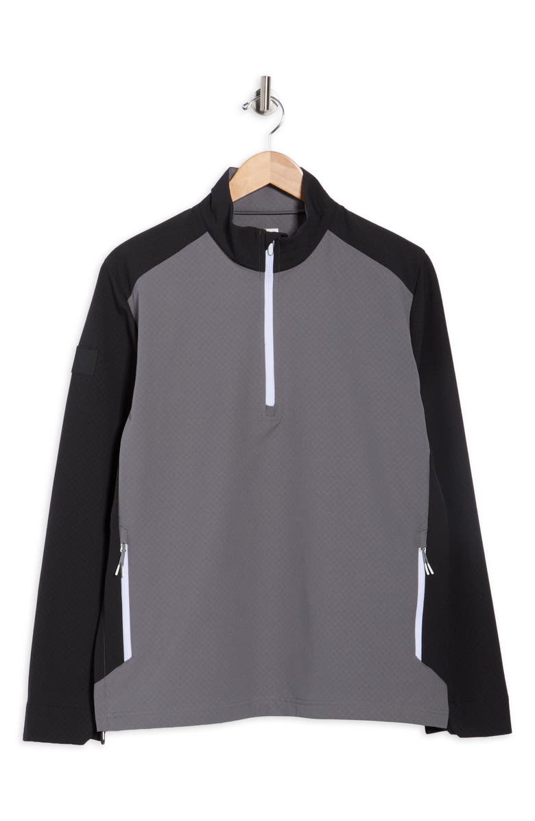 Callaway Emea Half Zip Sweatshirt, Alternate, color, Quiet Shade Mix
