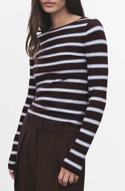 Stripe Jersey Top