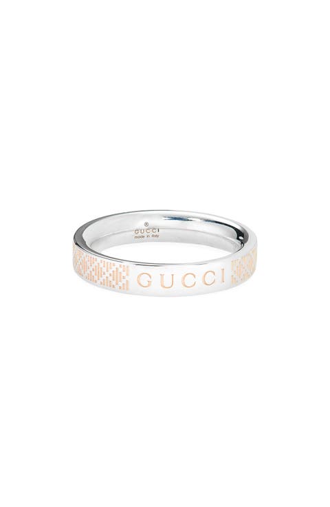 Diamante Etched Band Ring