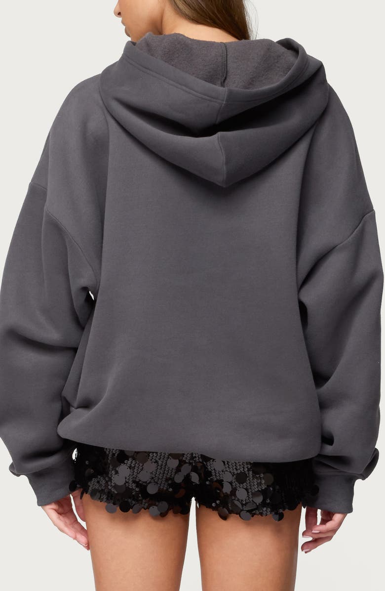 EDIKTED Disco Ball Cotton Blend Hoodie, Alternate, color,