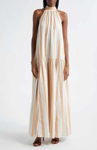 STAUD Stripe Cotton Sundress