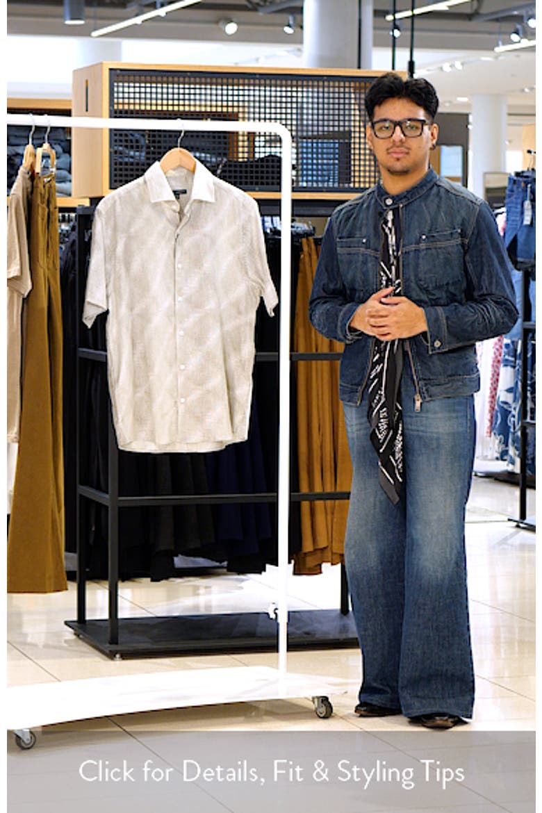 Atheon Stripe Short Sleeve Button-Up Shirt video