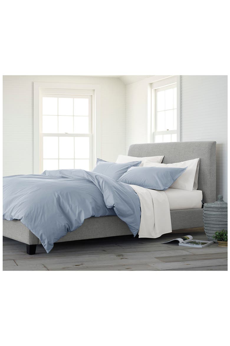 Pure 200 Thread Count Comforter Set, Alternate, color, LIGHT BLUE