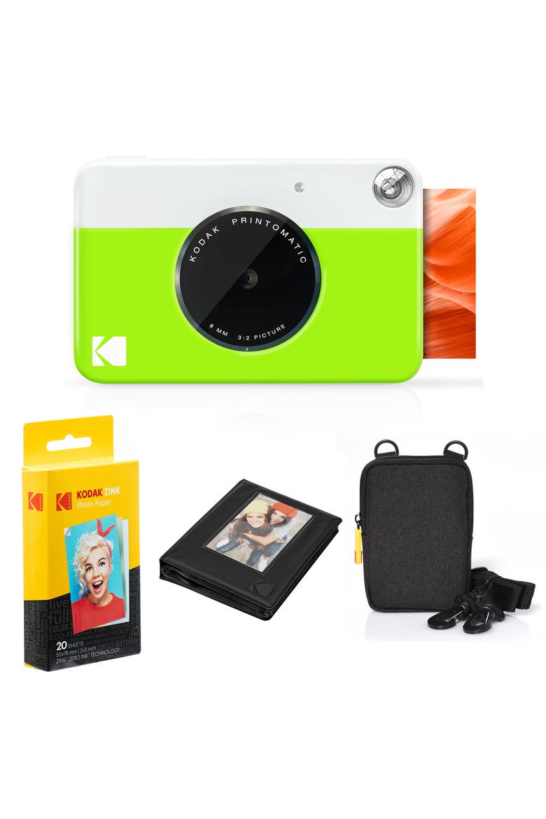 Printomatic Camera Bundle, 20 Sheets, Main, color, Green